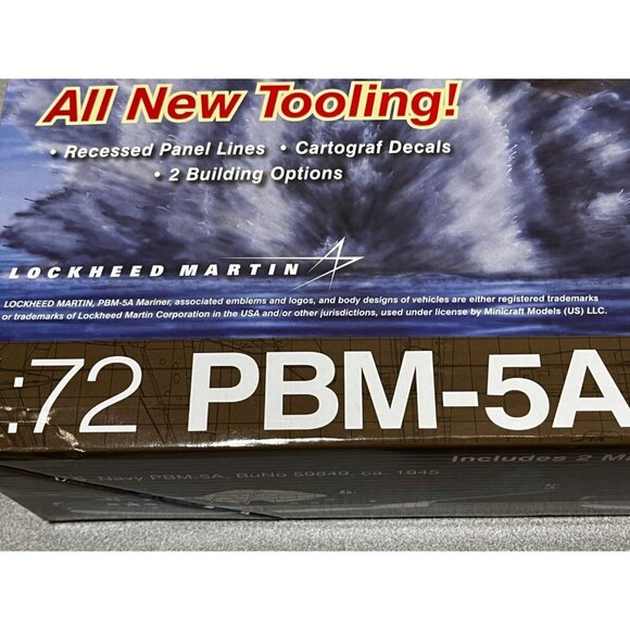 Minicraft 1:72 Scale 11669 Lockheed PBM-5A Mariner Premium Aircraft Model Kit - Picture 4 of 11